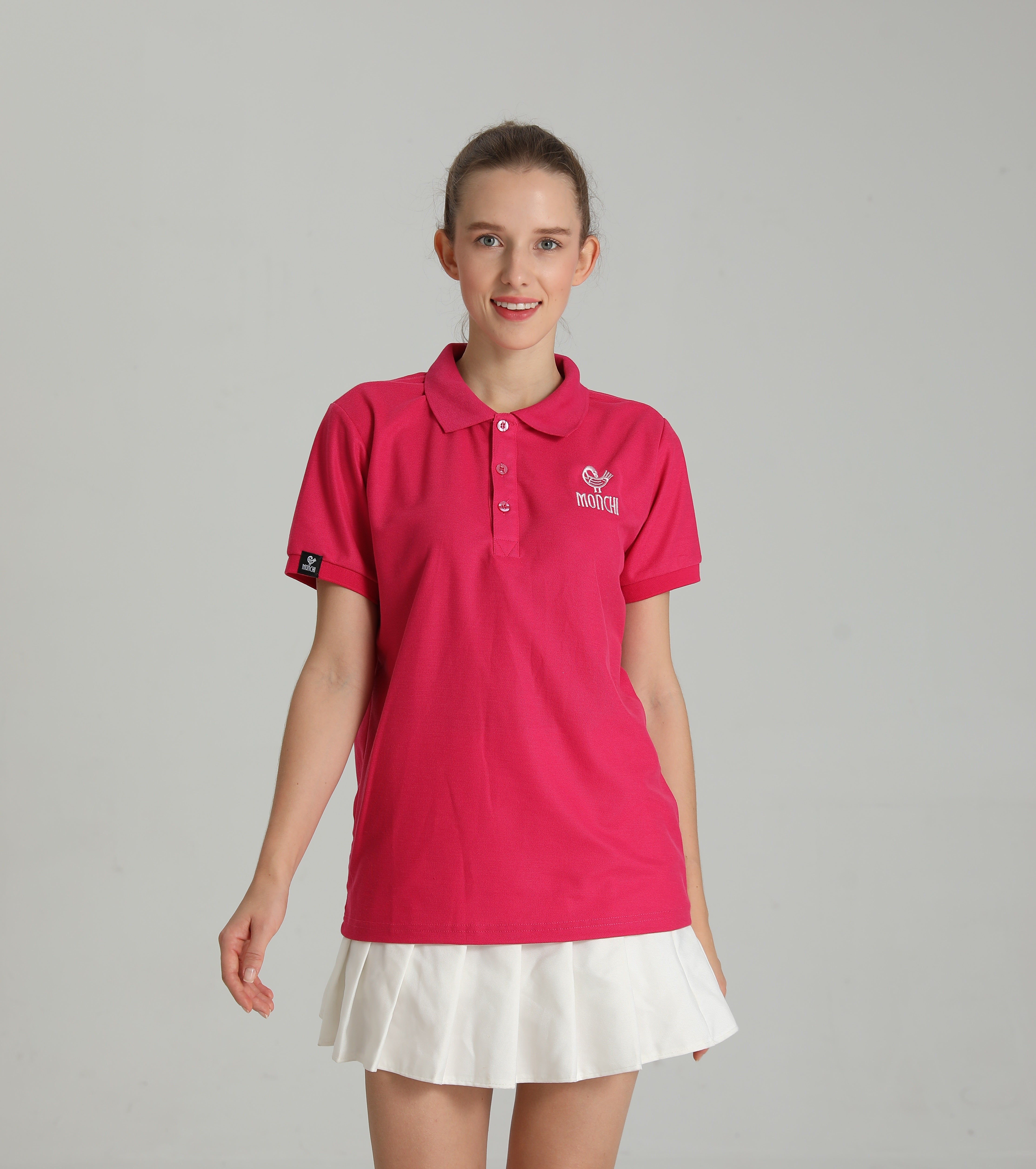 MONCHI™ POLO ROUGE FUSCHIA