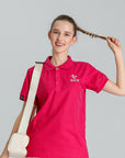 MONCHI™ POLO ROUGE FUSCHIA