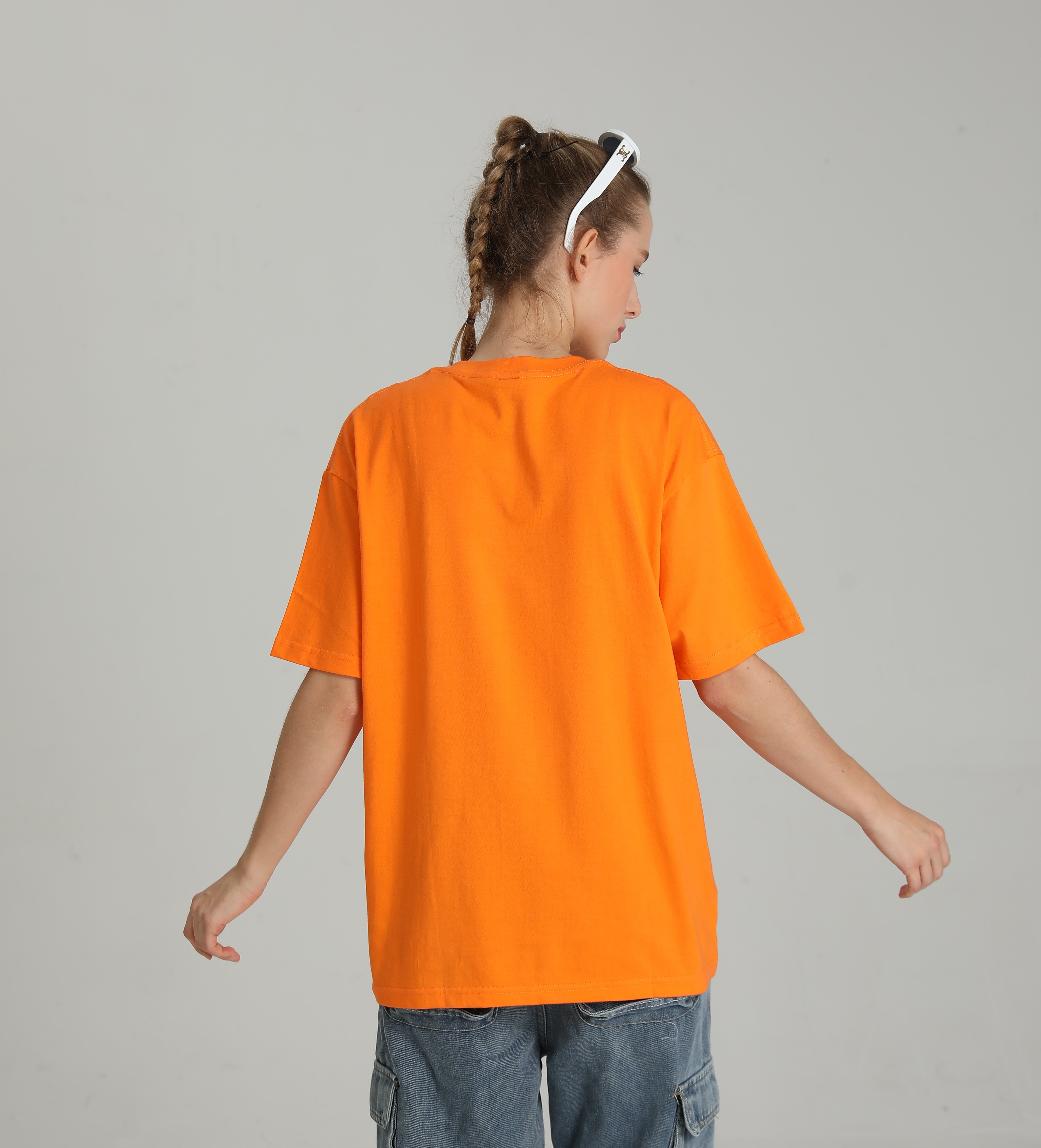 MONCHI™ T-SHIRT ORANGE LETTRE