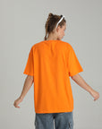 MONCHI™ T-SHIRT ORANGE LETTRE