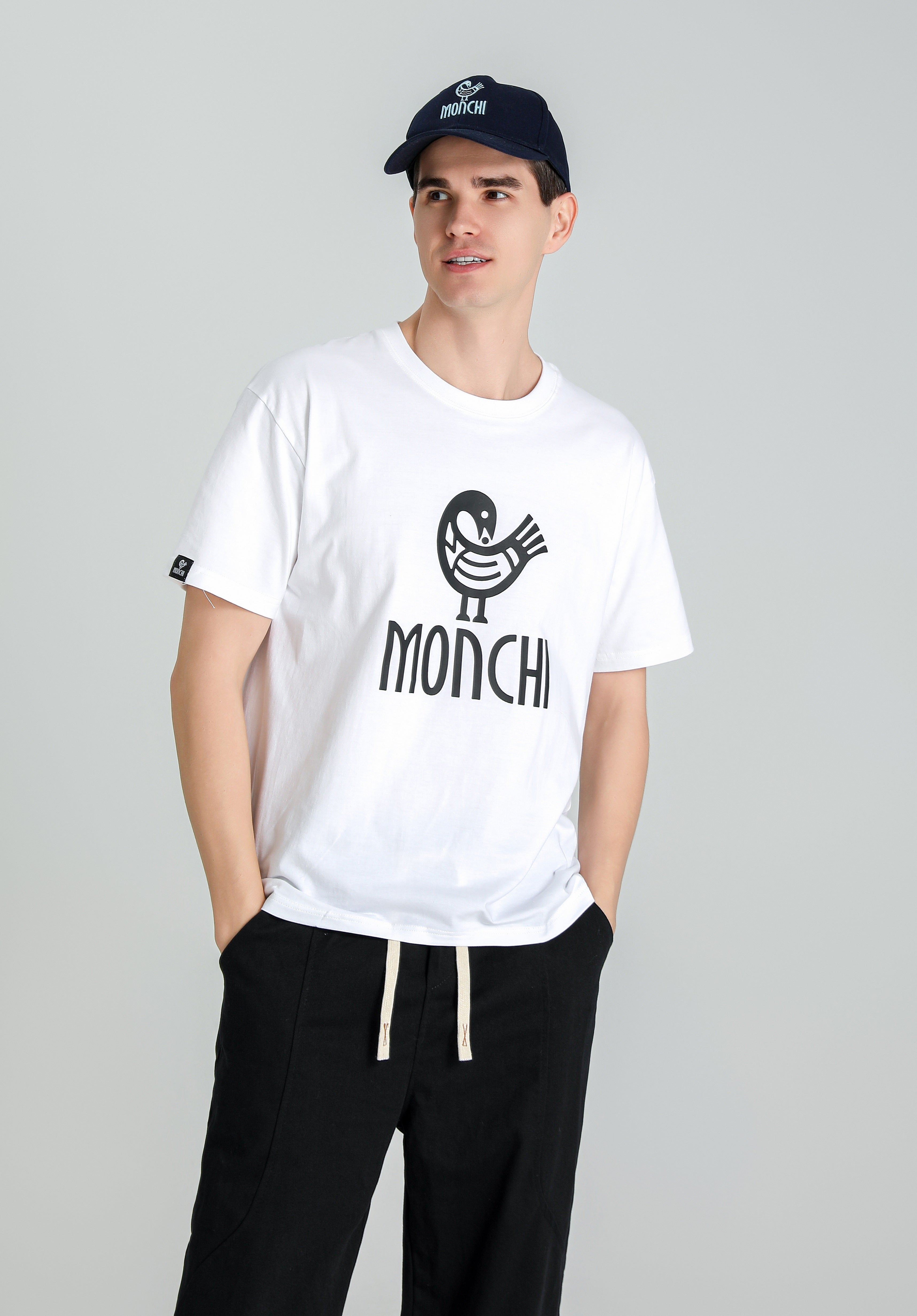 MONCHI™ T-SHIRT BLANC INITIAL