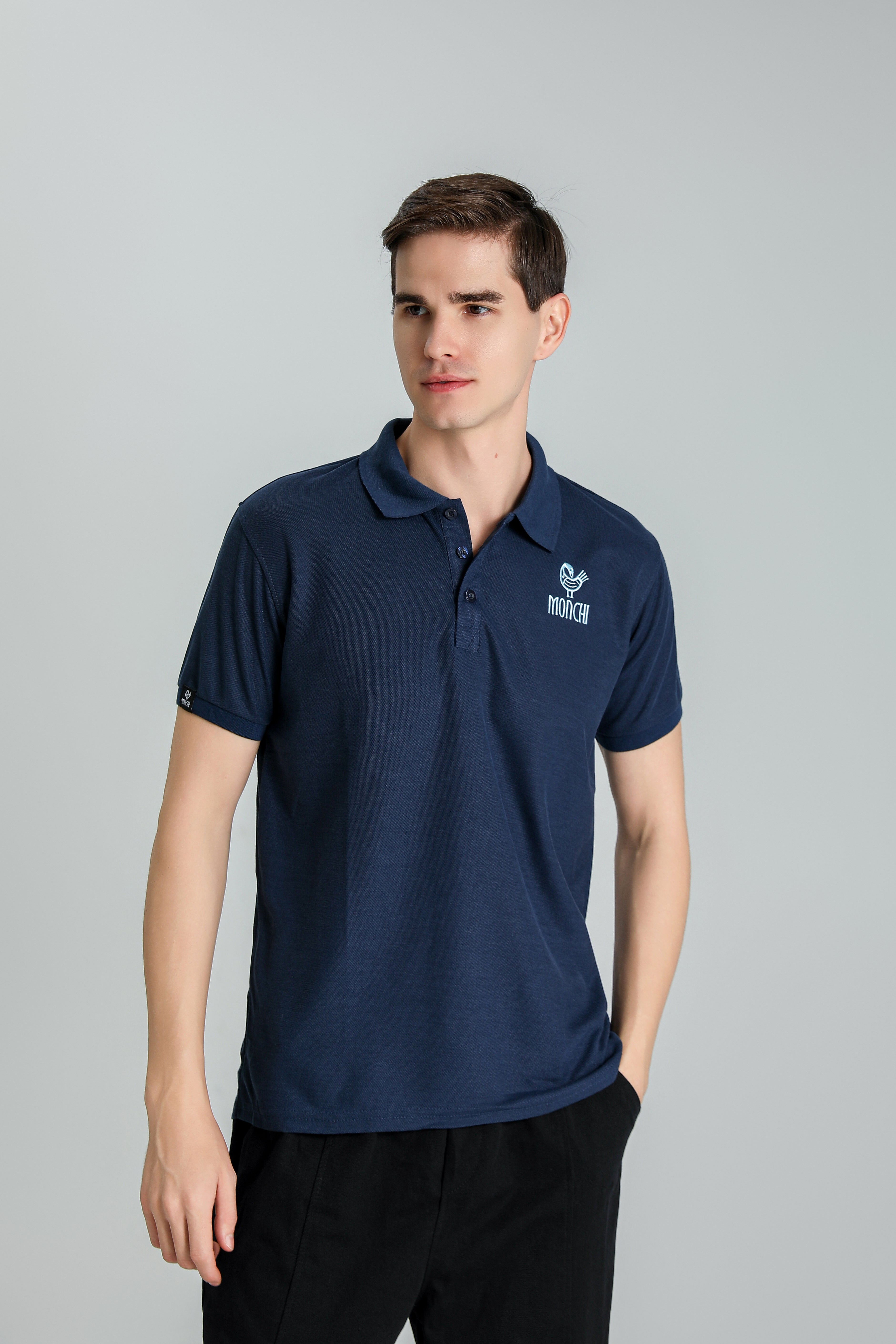 MONCHI™ POLO BLEU MARINE