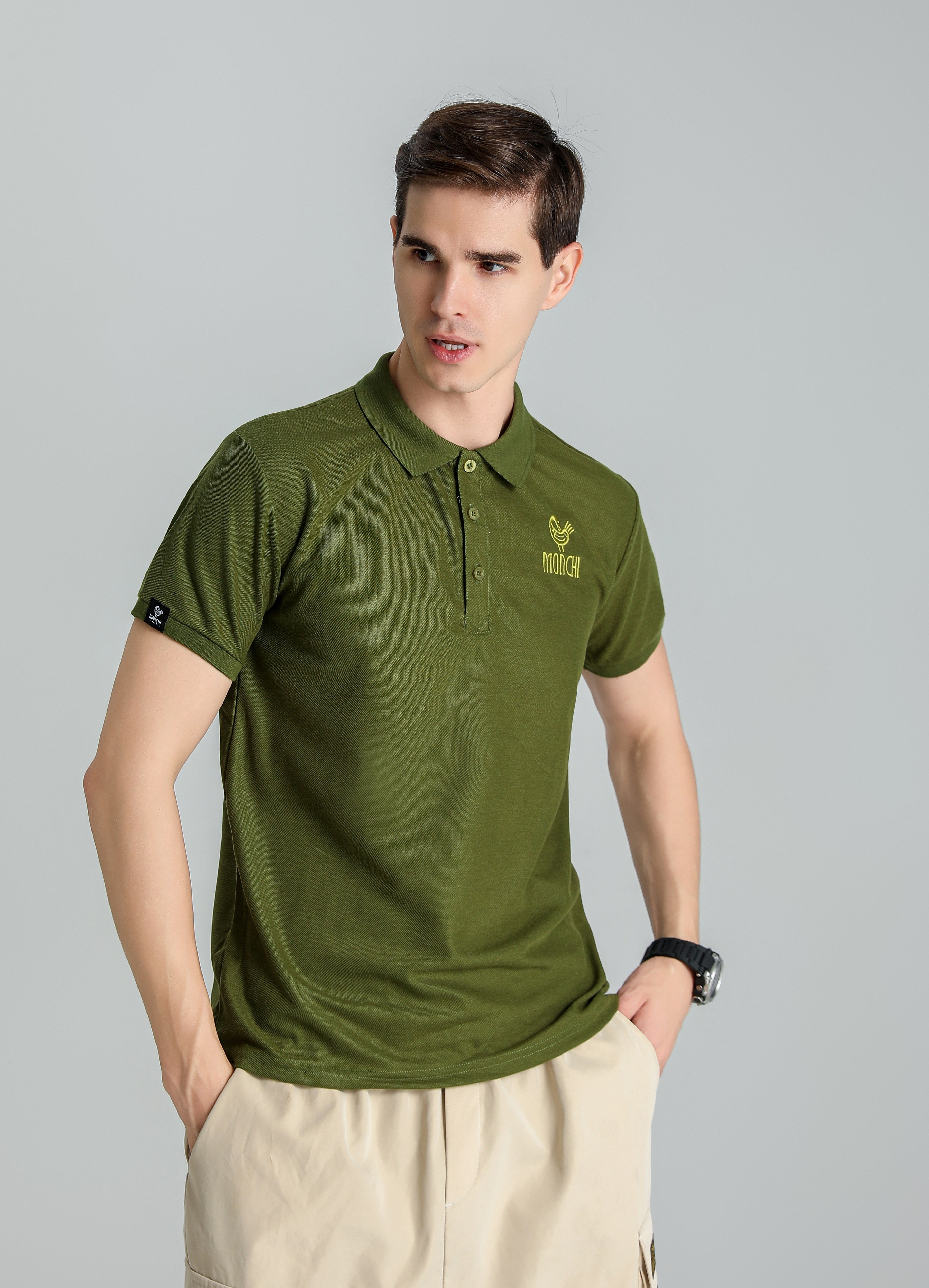 MONCHI™ POLO VERT MILTAIRE