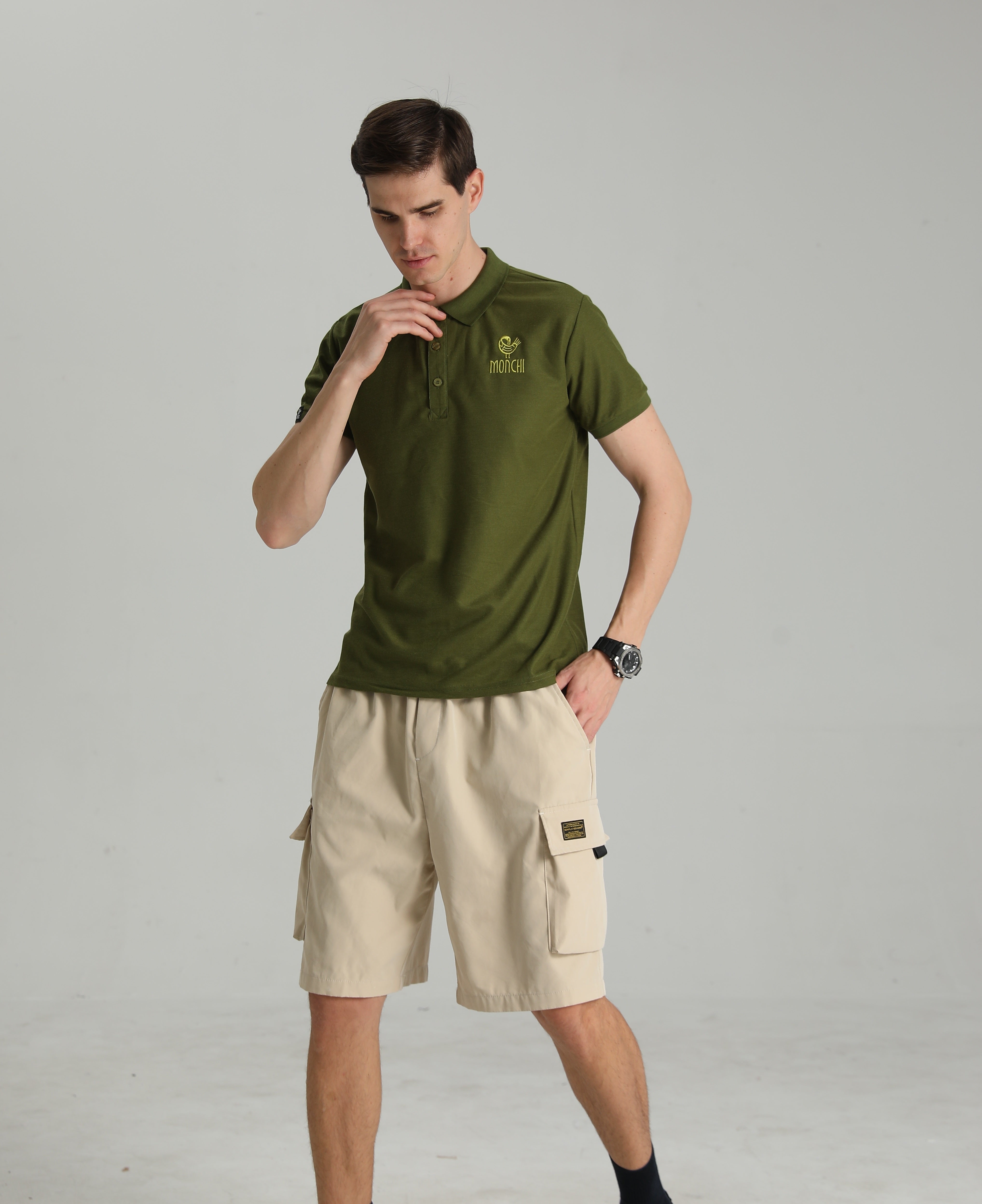 MONCHI™ POLO VERT MILTAIRE