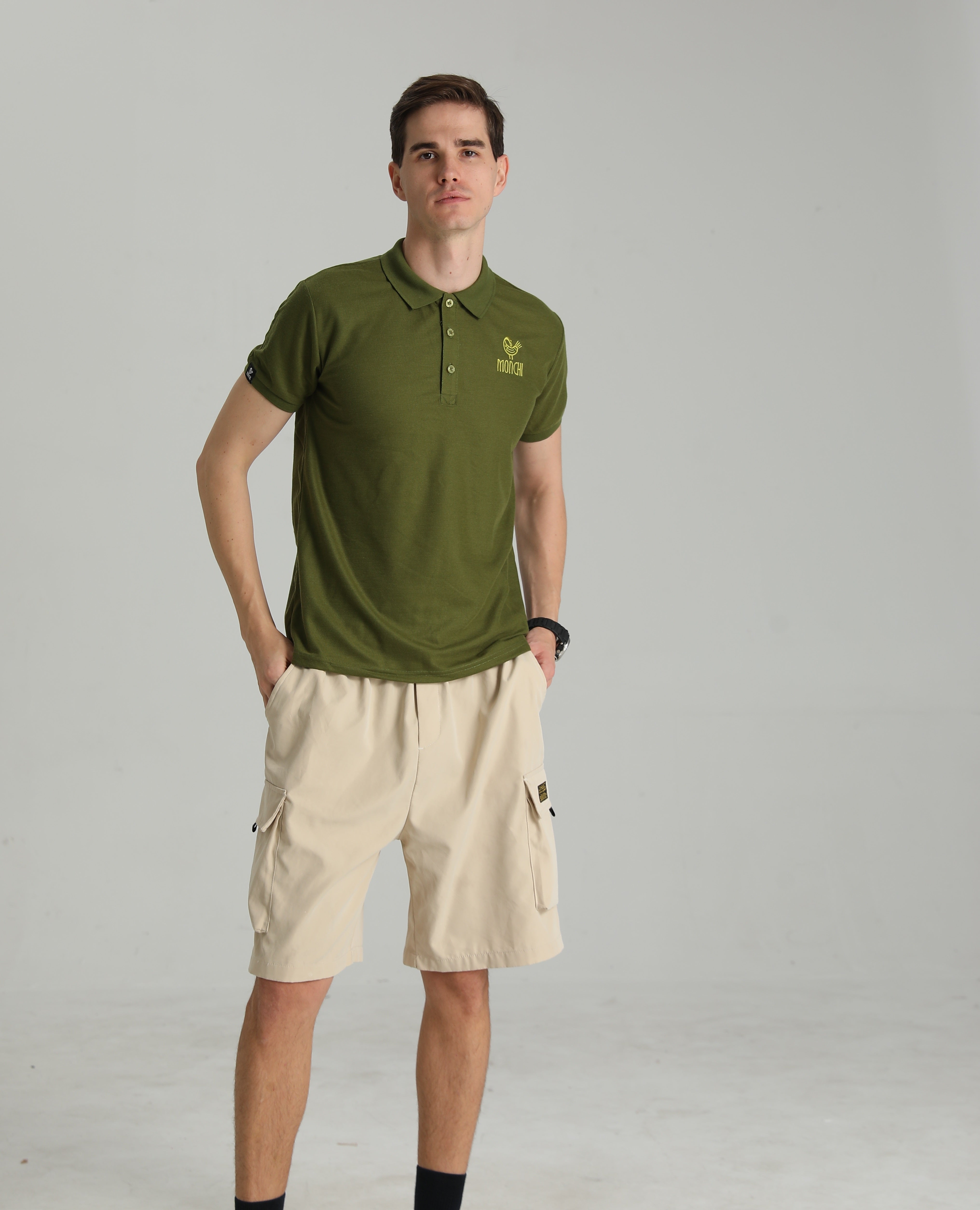 MONCHI™ POLO VERT MILTAIRE