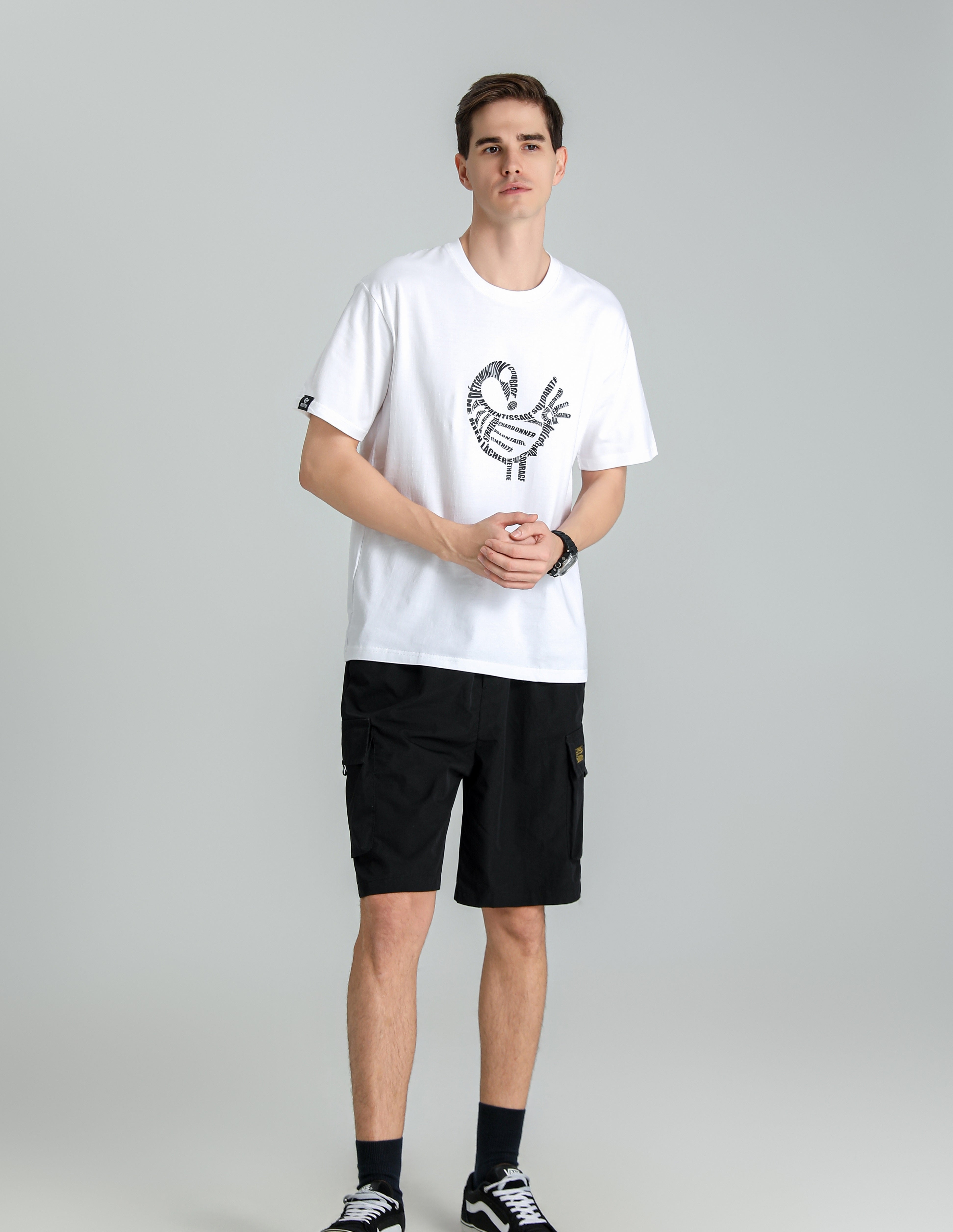 MONCHI™ T-SHIRT BLANC LETTRE