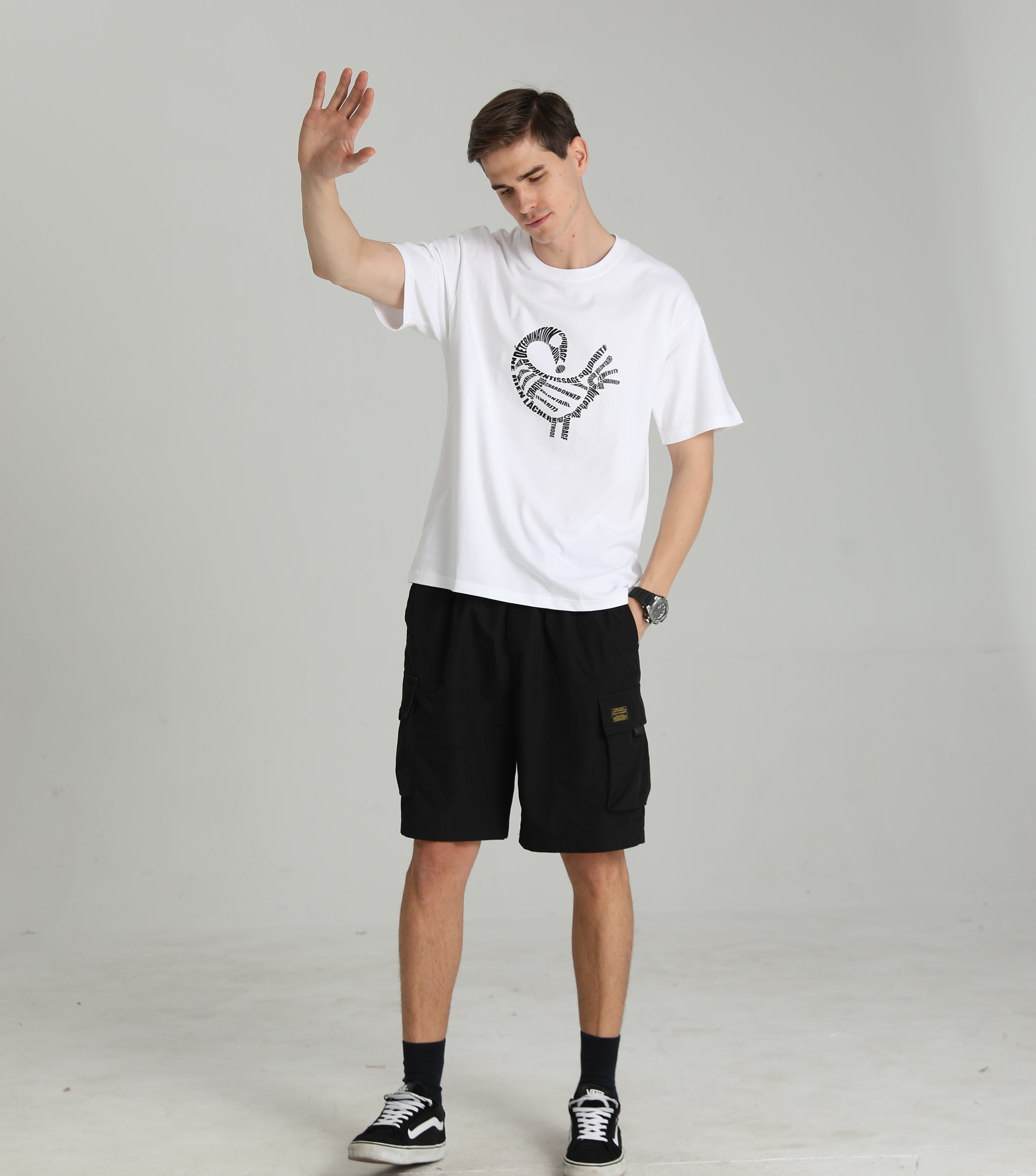 MONCHI™ T-SHIRT BLANC LETTRE