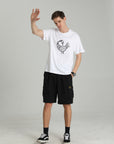 MONCHI™ T-SHIRT BLANC LETTRE