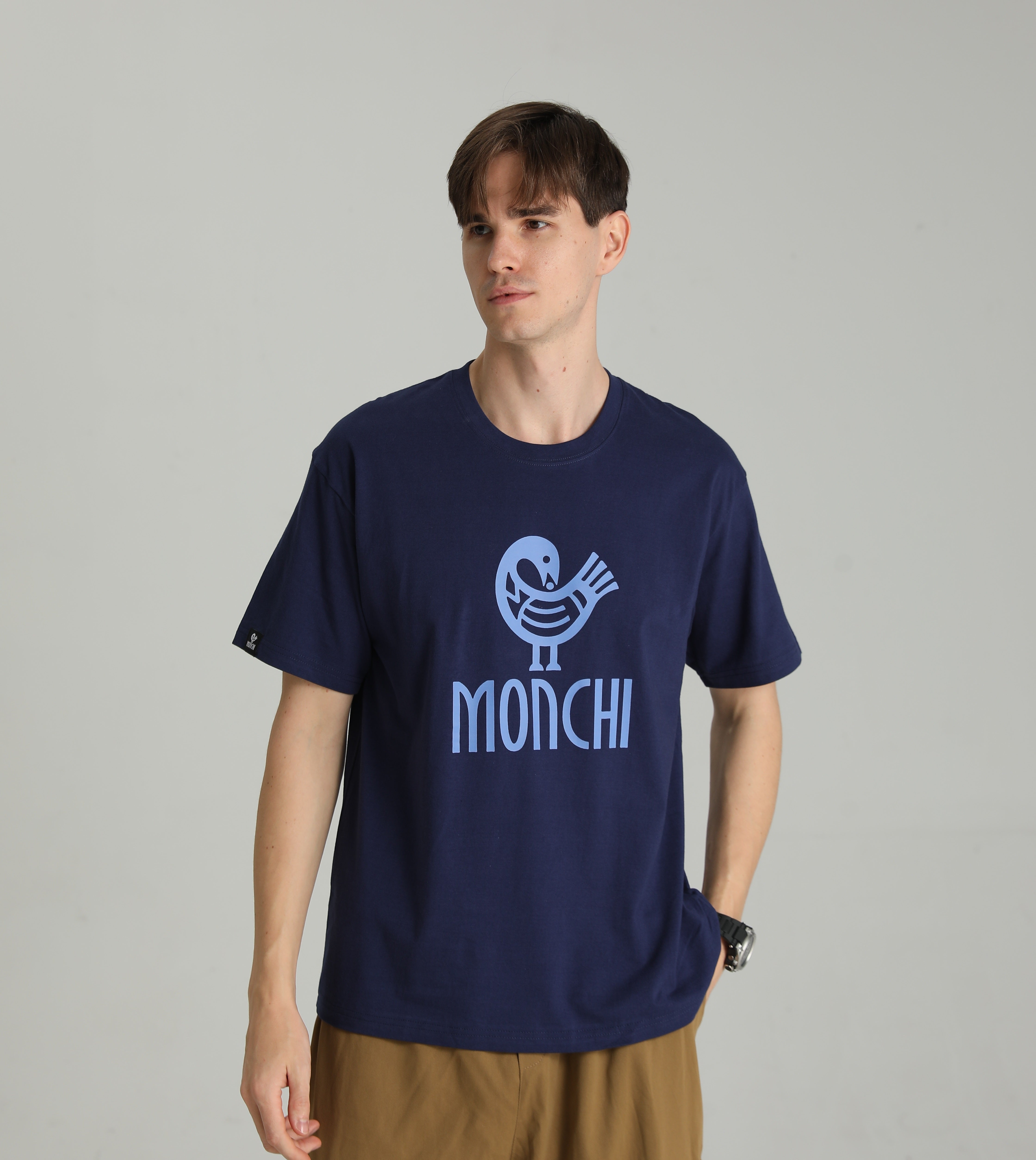 MONCHI™ T-SHIRT BLEU INITIAL