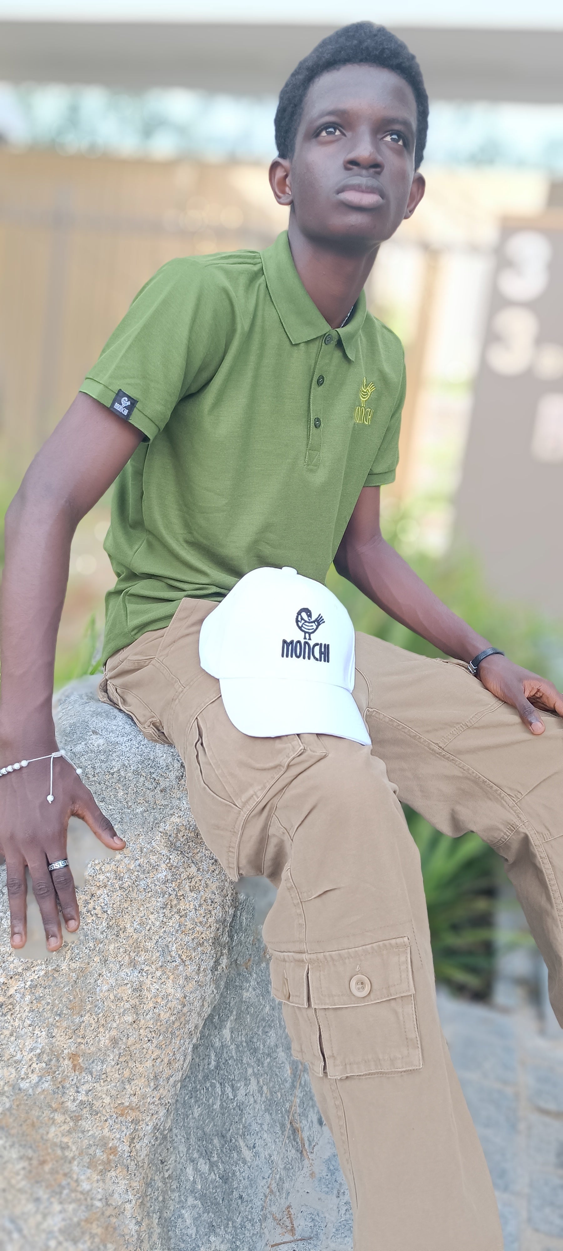 MONCHI™ POLO VERT MILTAIRE