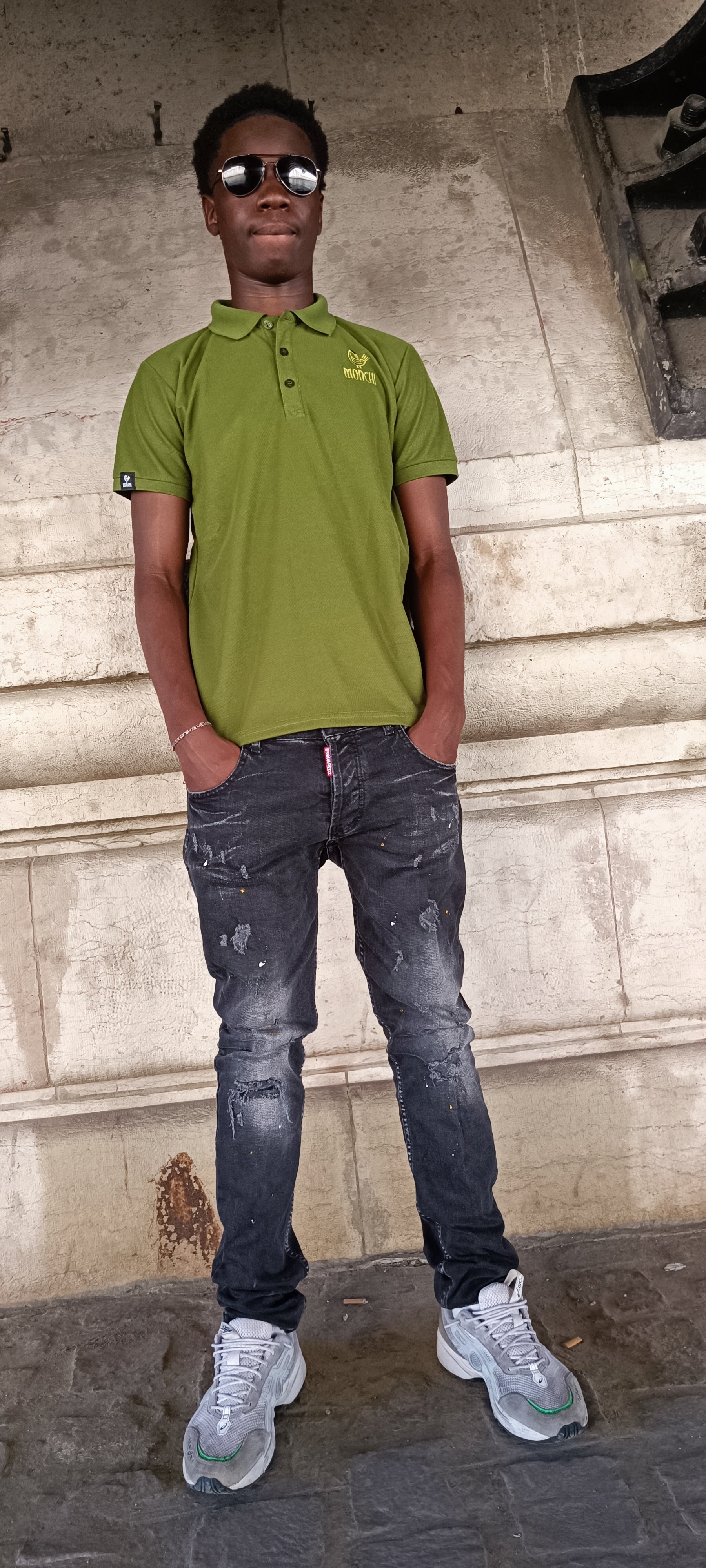 MONCHI™ POLO VERT MILTAIRE