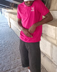 MONCHI™ POLO ROUGE FUSCHIA