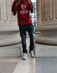 MONCHI™ CASQUETTE ROUGE BORDEAU