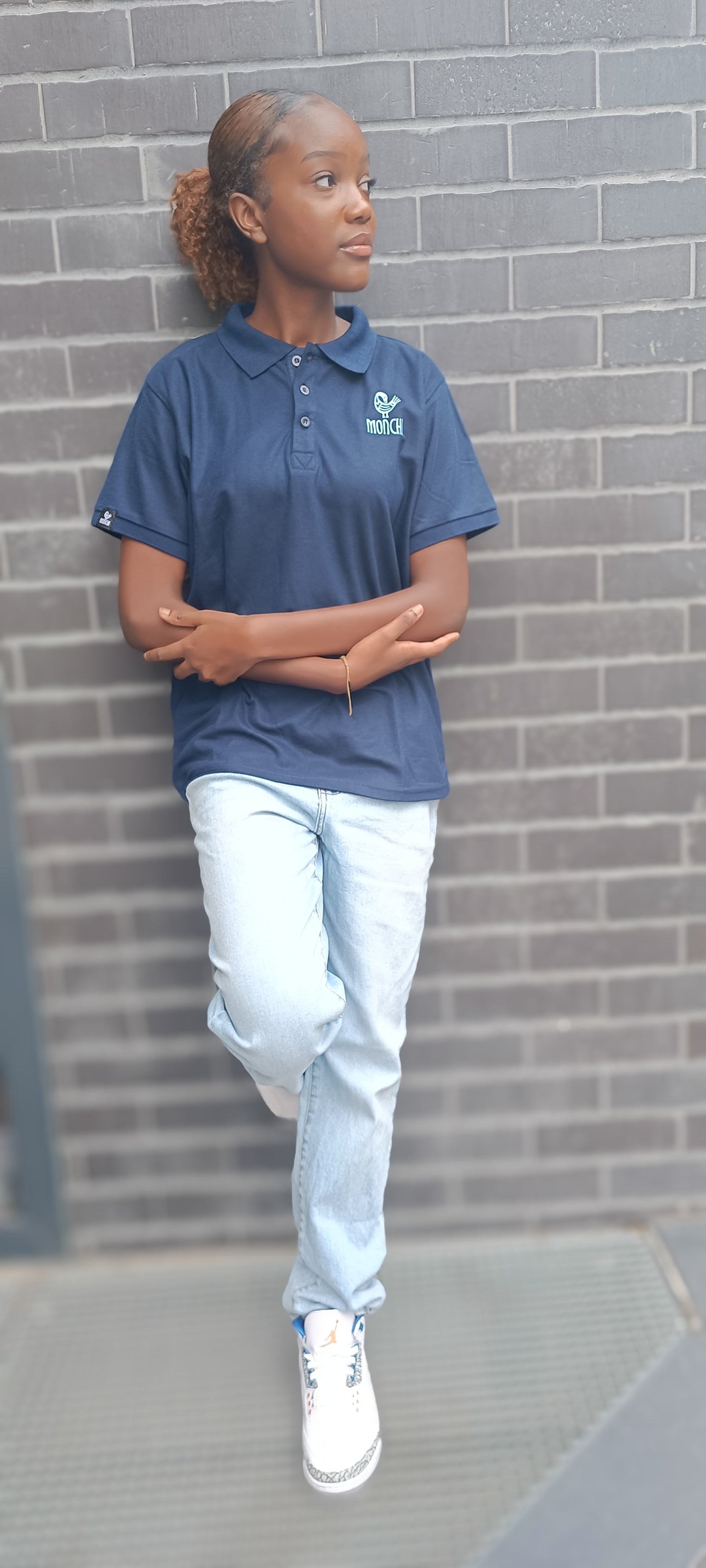 MONCHI™ POLO BLEU MARINE