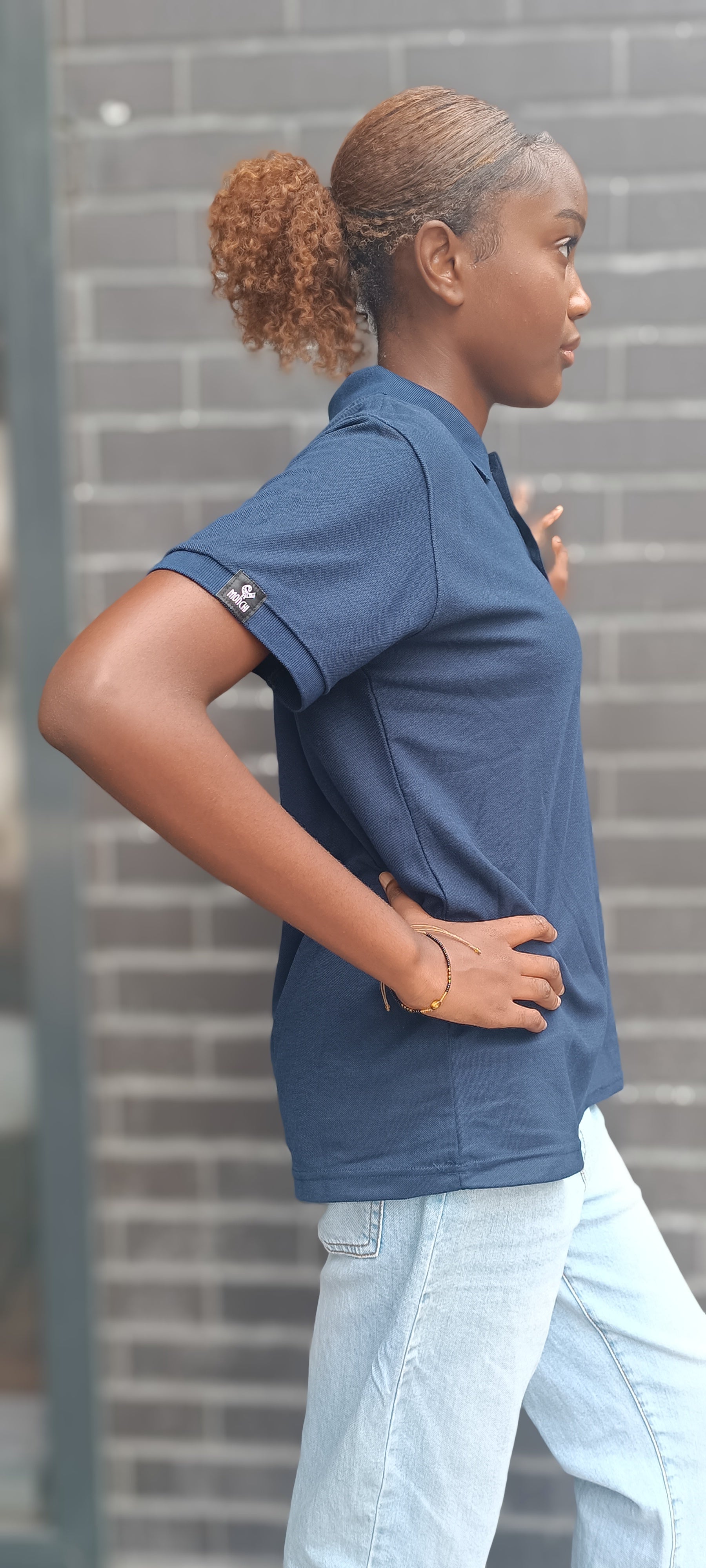 MONCHI™ POLO BLEU MARINE