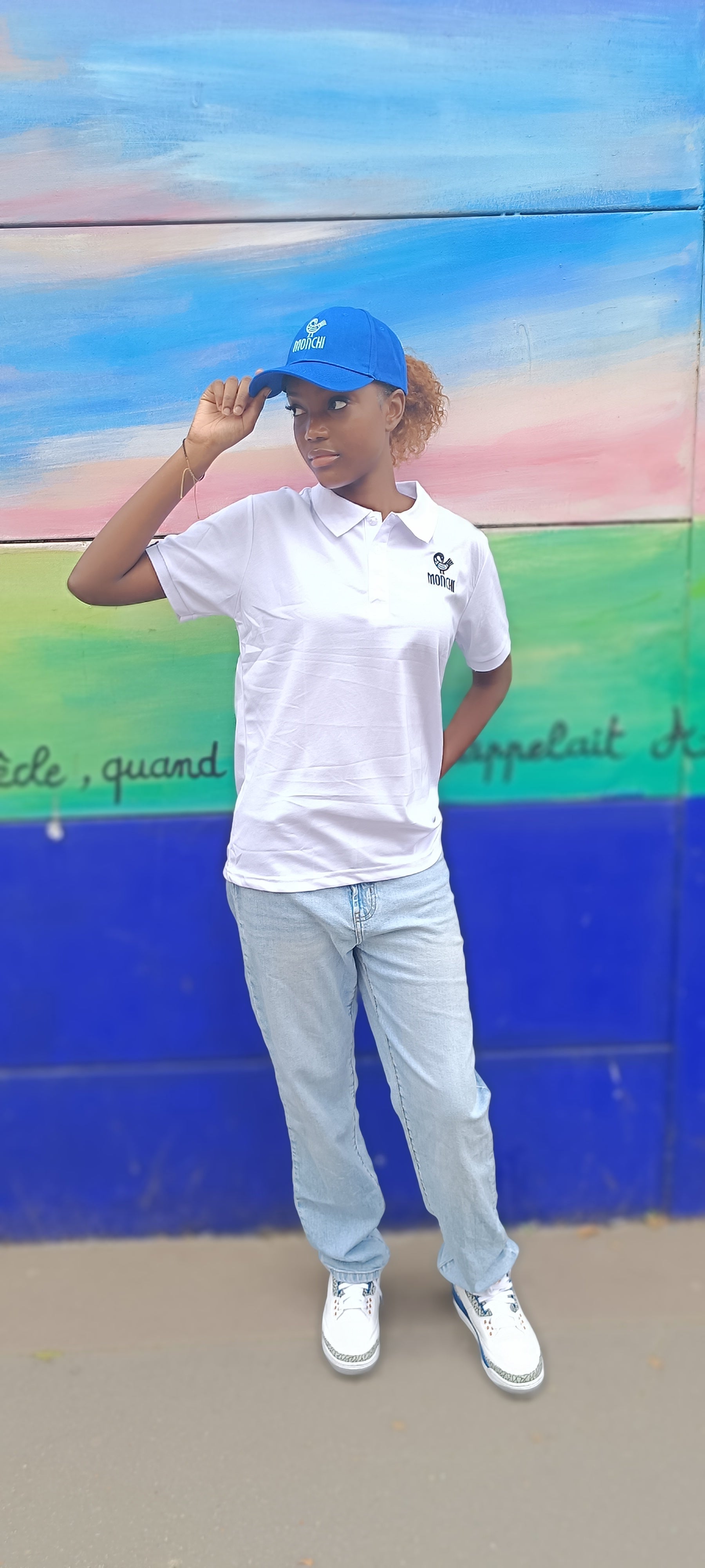 MONCHI™ CASQUETTE BLEUE CYAN