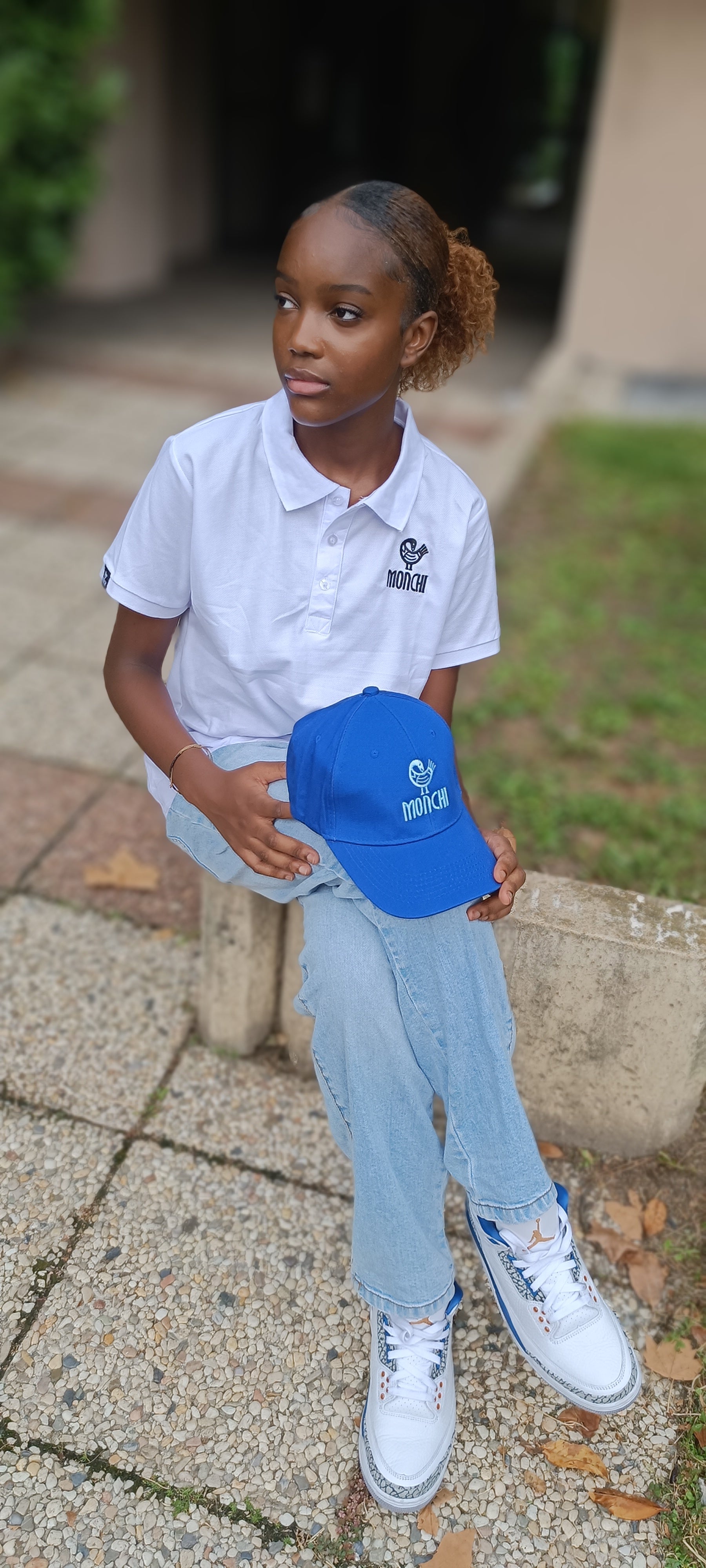 MONCHI™ CASQUETTE BLEUE CYAN