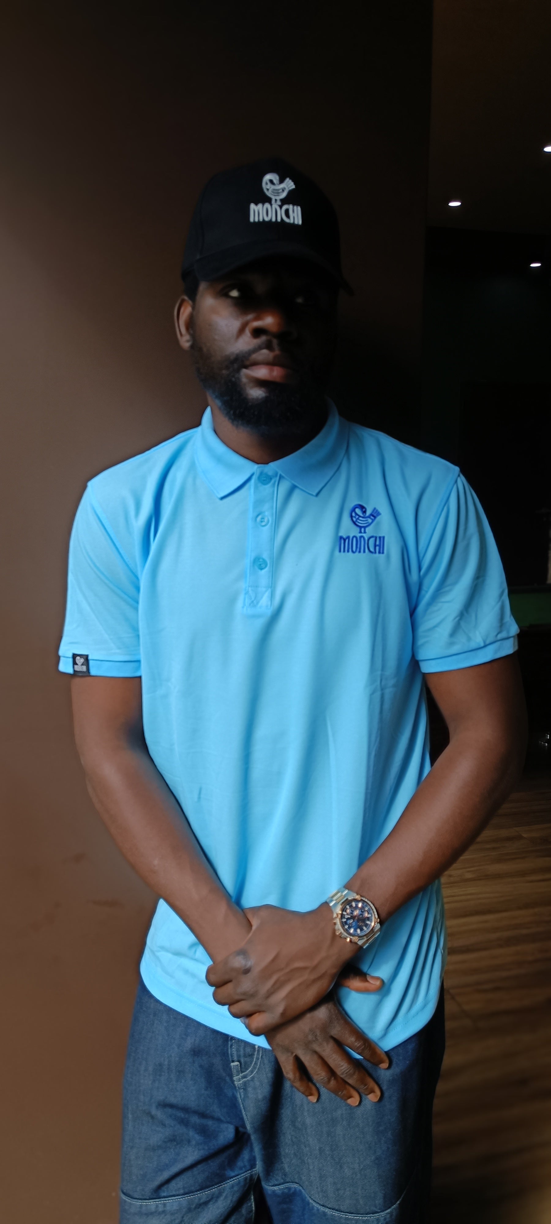 MONCHI™ POLO BLEU CIEL