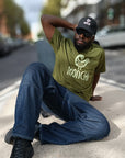 MONCHI™ T-SHIRT VERT MILITAIRE INITIAL
