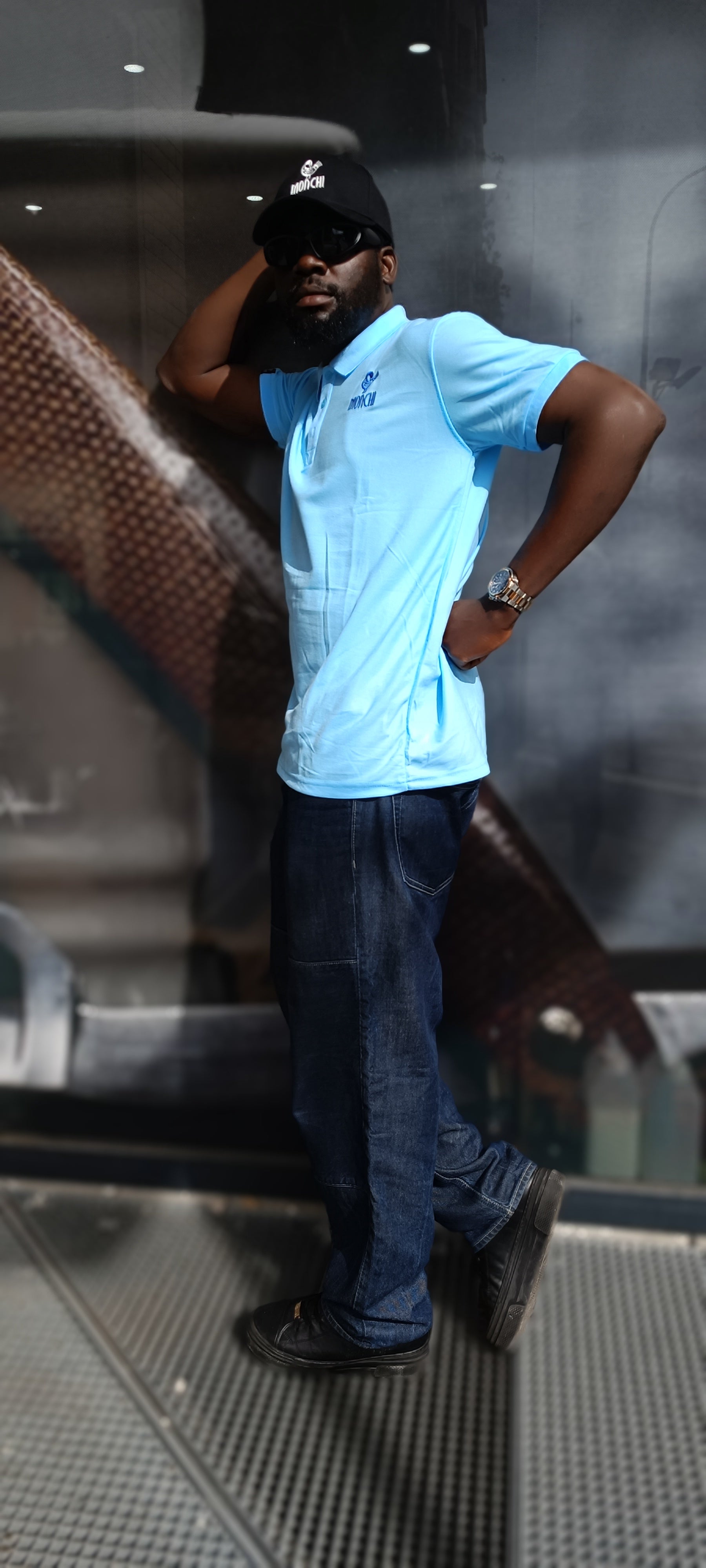 MONCHI™ POLO BLEU CIEL