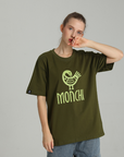 MONCHI™ T-SHIRT VERT MILITAIRE INITIAL