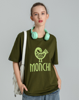 MONCHI™ T-SHIRT VERT MILITAIRE INITIAL