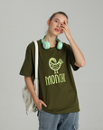 MONCHI™ T-SHIRT VERT MILITAIRE INITIAL