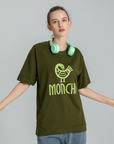 MONCHI™ T-SHIRT VERT MILITAIRE INITIAL