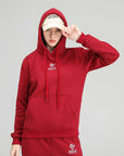 MONCHI™ ENSEMBLE HOODIE ROUGE BORDEAU