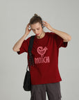 MONCHI™ T-SHIRT ROUGE BORDEAU