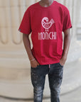 MONCHI™ T-SHIRT ROUGE BORDEAU